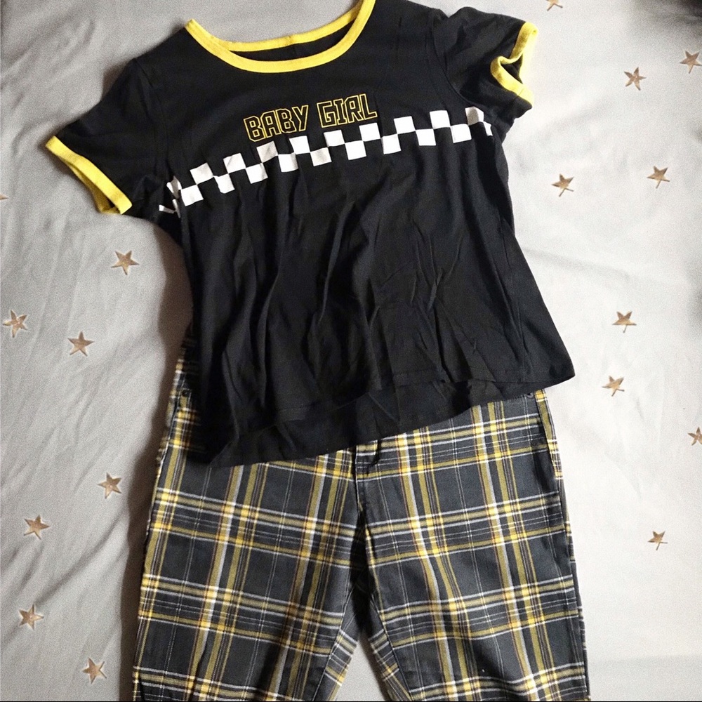CUTE PLAID PANTS